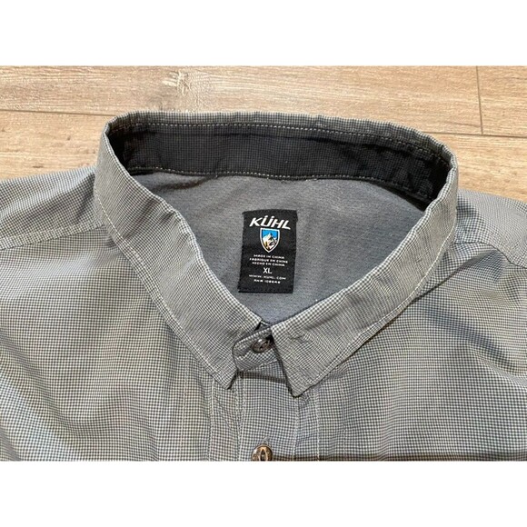 Kuhl Airspeed Mens XL Long Sleeve Button Olive Vented Lightweight Outdoors Shirt - Picture 3 of 10
